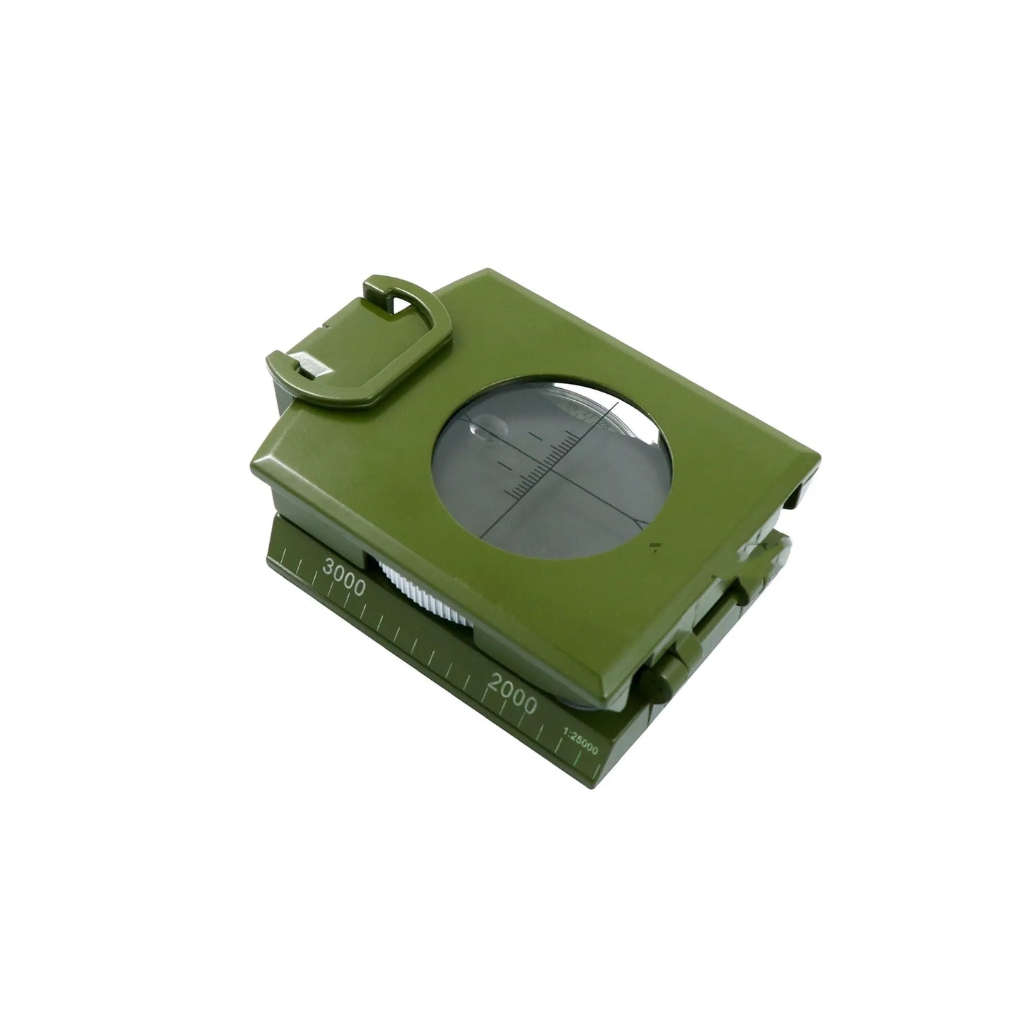 K4074 metal outdoor compass with hanging rope showing compact design