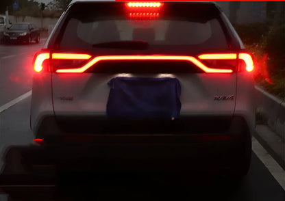 Car tail light for 2019-2020 Toyota RAV4, ABS and imported LED rear lamp, 12-24V, 6000-6700K, one piece