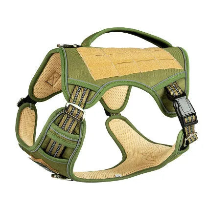 Working dog tactical chest strap in oxford cloth for search and rescue patrol dogs