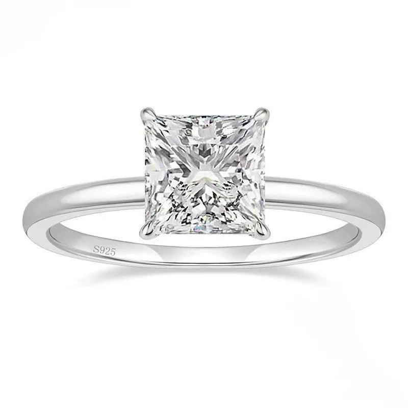 925 silver geometric ring with round elements on finger, available in silver gold rose gold colours