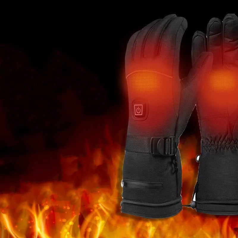 USB Electric Heating Gloves in solid color for men and women