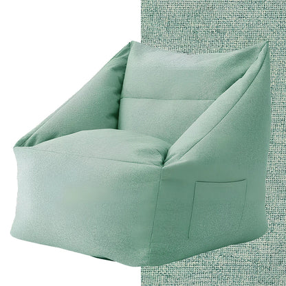 Fabric leisure sofa chair in charcoal grey with 66cm square seating and 70cm height