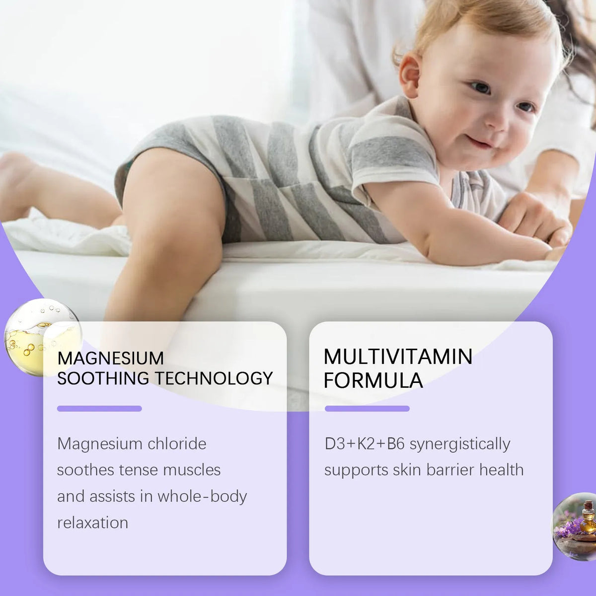 114g jar of 4-in-1 magnesium cream for kids with magnesium chloride and vitamins