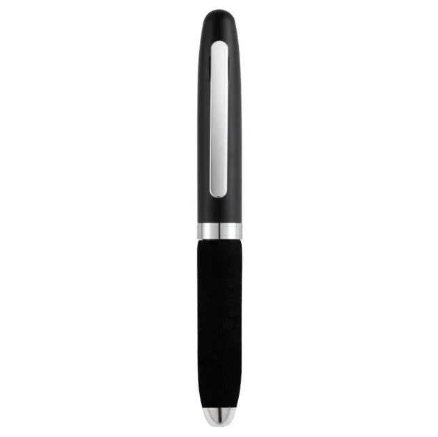 EVA Metal Cap Mini Ballpoint Pen with metal body, 112mm length, and 1.0mm tip in various refill colours
