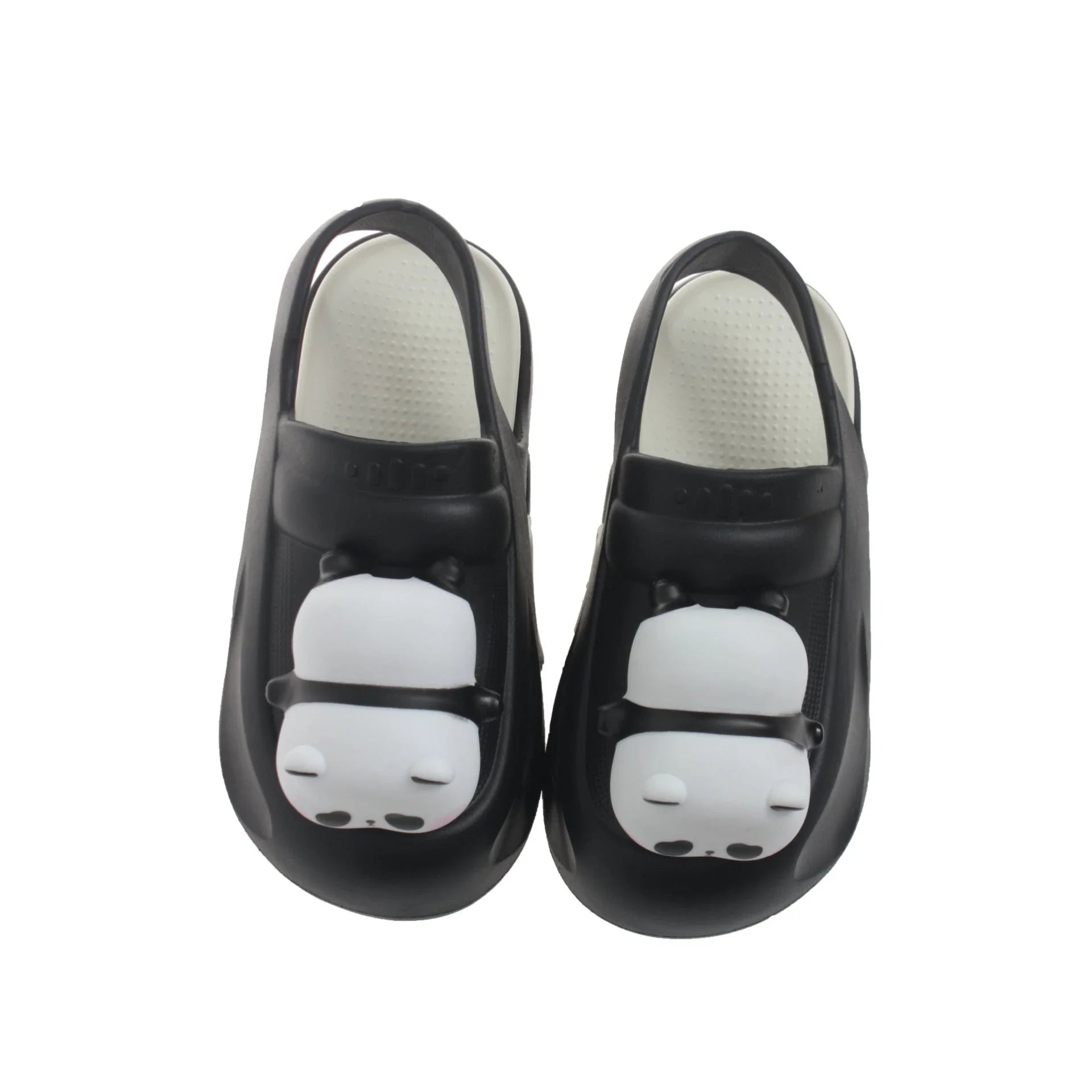 Cozy Panda Night Light Slippers with a charming panda design, built-in night light, and comfortable EVA construction