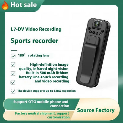 L7 HD conference video recorder with wifi connectivity and infrared night vision