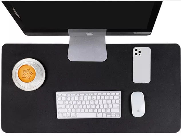 Waterproof oversized mouse pad with velvet bottom in various colors and sizes