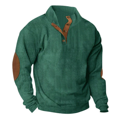 Comfy Corduroy Stand Collar Sweater in various colors for stylish and comfortable wear