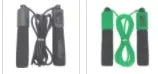 Adjustable 3 metre skipping rope with sponge handles in multiple colour options
