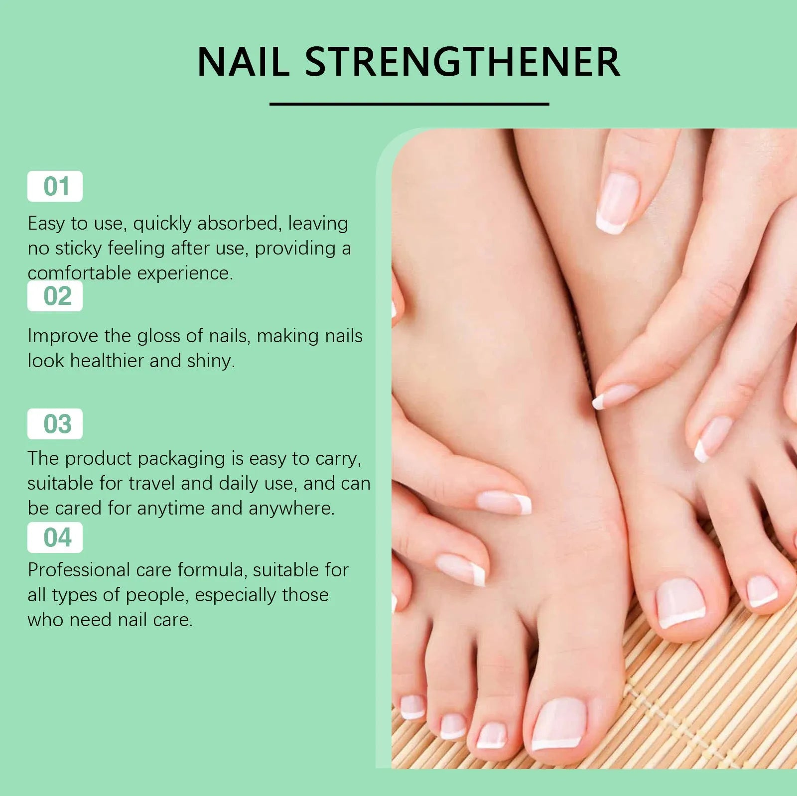 30ml bottle of nail nursing solution for gentle daily cleaning and maintenance