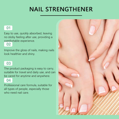 30ml bottle of nail nursing solution for gentle daily cleaning and maintenance