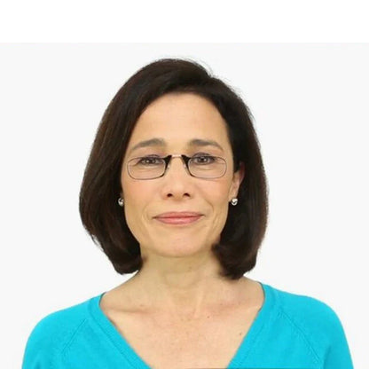 Sleek clip-on reading glasses with polycarbonate lenses for discreet and comfortable magnified vision