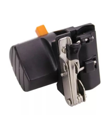 Black portable fishing line counter with depth finder up to 999 meters