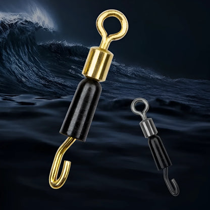 Fishing swivel pin accessory with wire clip in 13mm, 15mm, and 16mm sizes