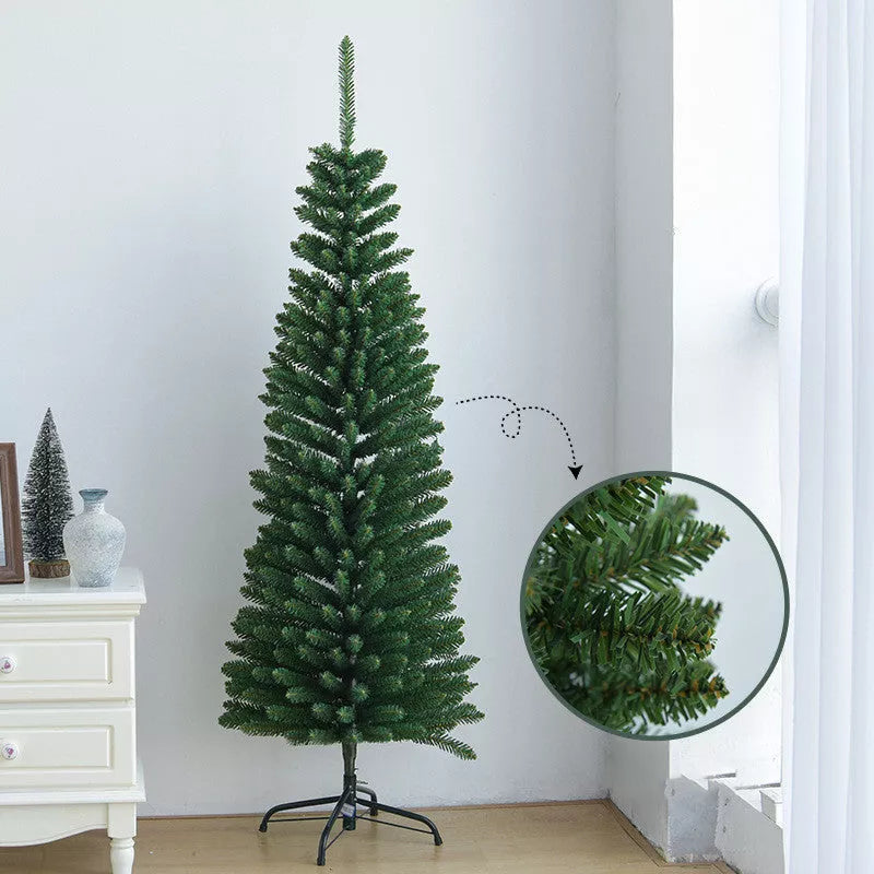 1.2 m green PVC Christmas tree decoration for festive holiday season