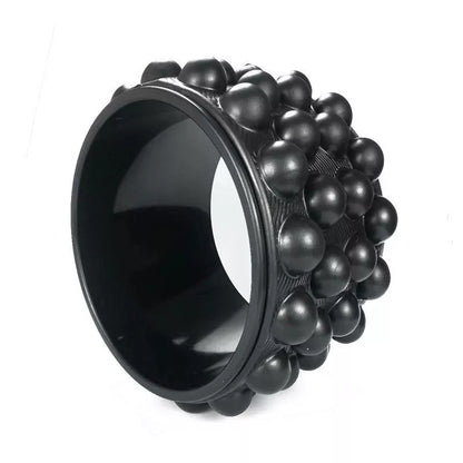 DFloating Point Yoga Wheel in various colors for back support and flexibility enhancement