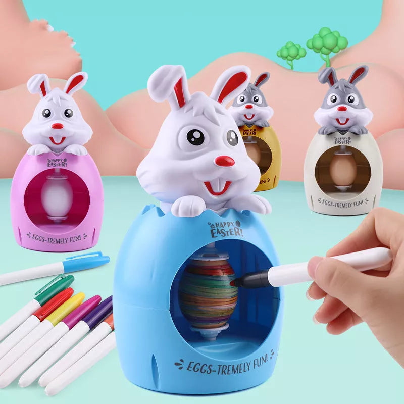 Easter egg decoration kit for kids with sound and light features, safe and non-toxic