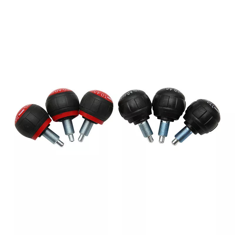 Spherical Rotating Pull Pin Spring for fitness equipment in black and red
