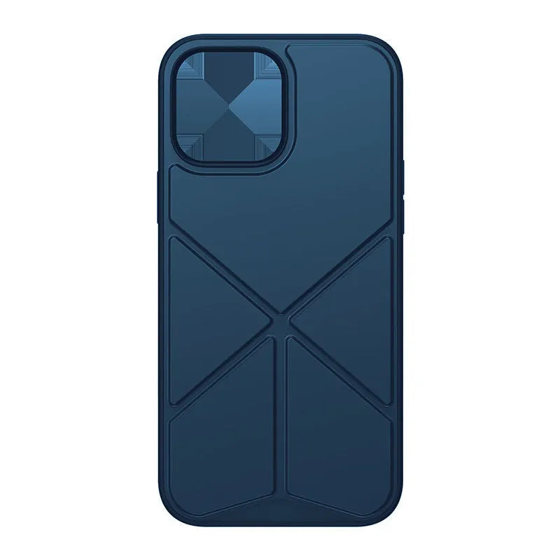 TPU back cover phone case for iPhone 13 series in black and blue colour options