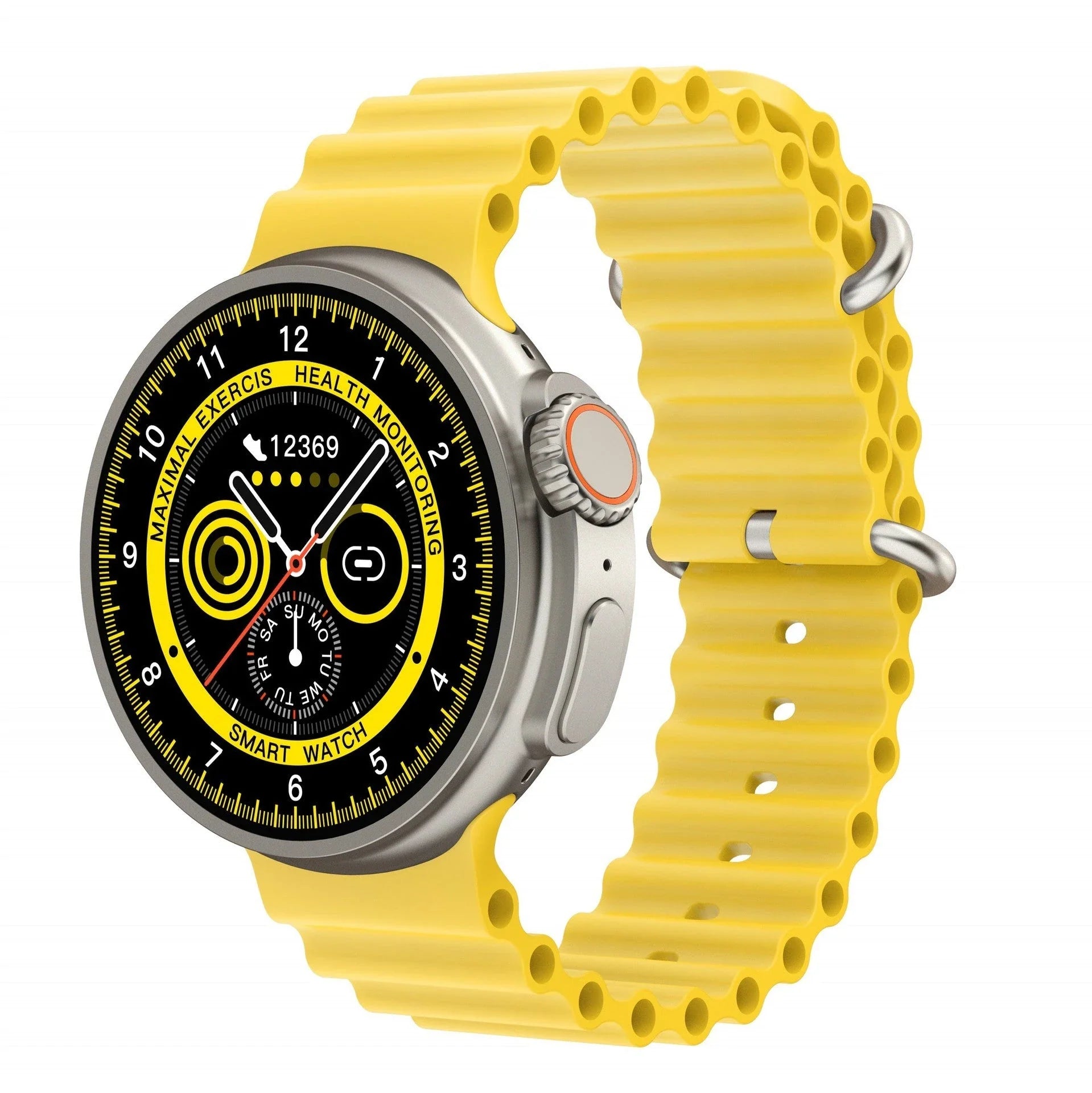 K9 Smart Watch with 1.39-inch round display, wireless charging, NFC, and comprehensive health and fitness tracking features