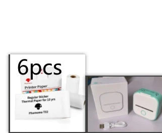 Portable Thermal Label Printer with Bluetooth Connectivity for Home, Office, and Small Business Organization