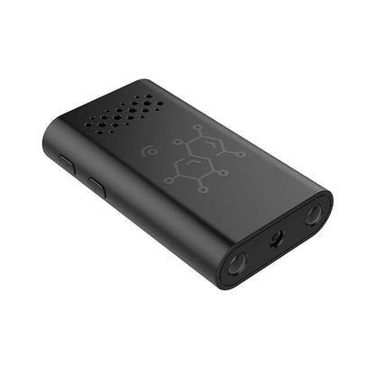 Black indoor WiFi security camera with 1080p HD video for home monitoring and baby monitoring
