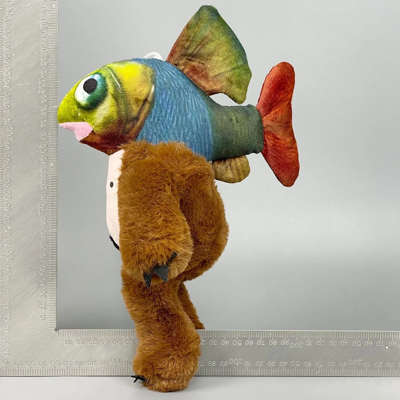 Shark figurine peripheral cotton plush toy in a humorous animal character design