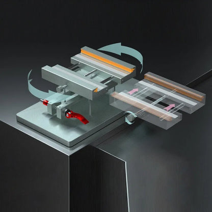 Mobile phone repair fixture with adjustable grip, silicone padding, and 360-degree rotation for rear cover removal