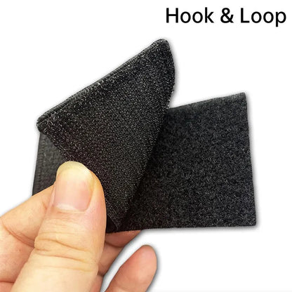 Outdoor embroidered fabric badge with Velcro backing showing detailed embroidery design