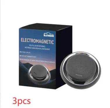 Black portable chemical car deicing instrument for melting snow and ice on windscreens.