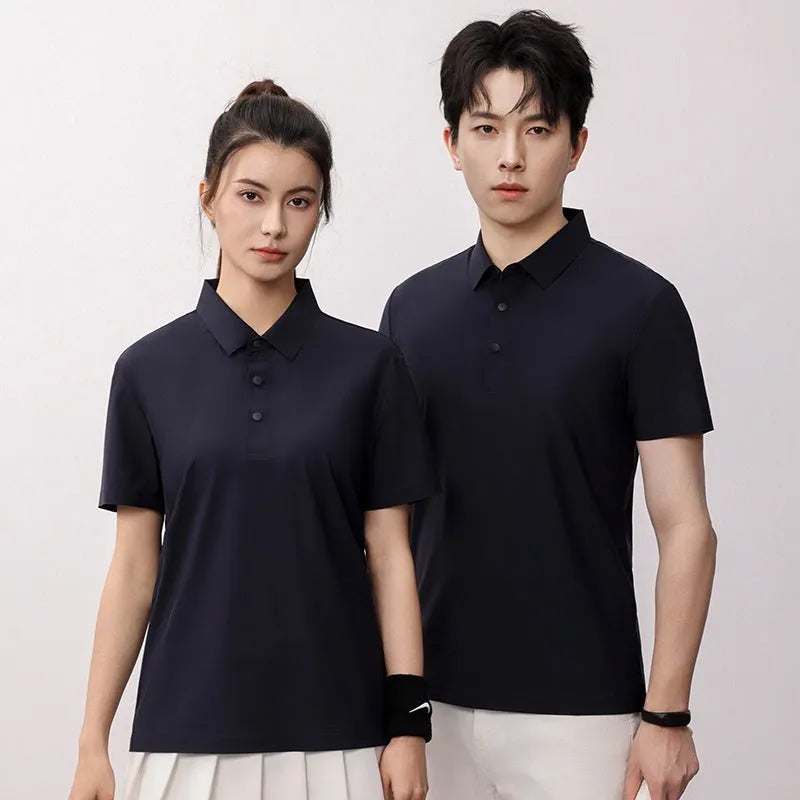 Brocade ammonia seamless polo shirt in summer colours for golf and sports