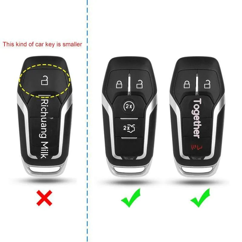 Plastic remote control protective shell for car keys in two colour options.