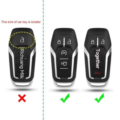Plastic remote control protective shell for car keys in two colour options.