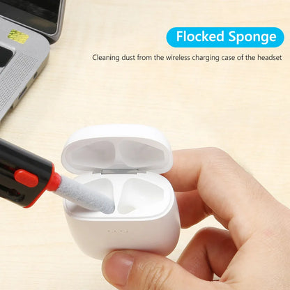 AirPods Pro cleaning kit with four tools including metal pick and brush for wireless earbud maintenance