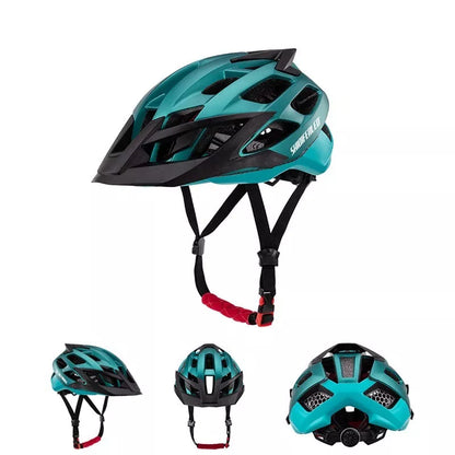 Mountain Cross Country Riding Helmet with ventilation holes and adjustable fit