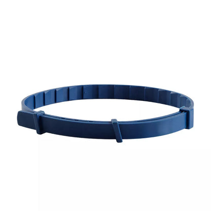 Adjustable silicone pet collar in various colors for flea and tick protection