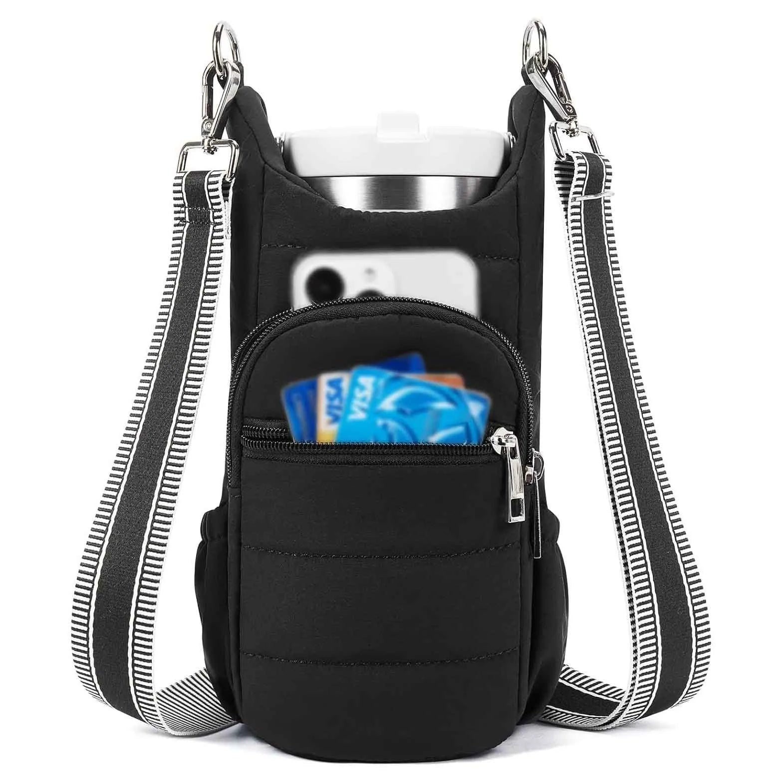 Cloth water bottle bag for bicycles in modern simplicity style