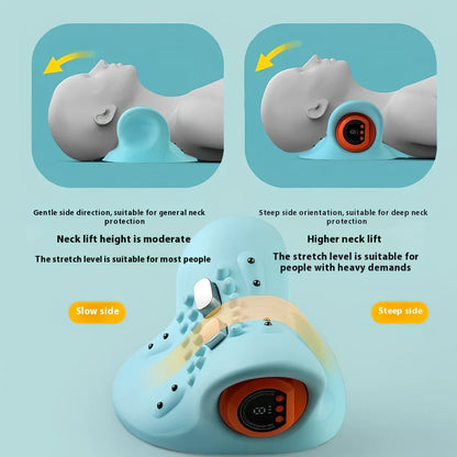 USB-powered electric massage pillow with compact dimensions for vehicle and home use