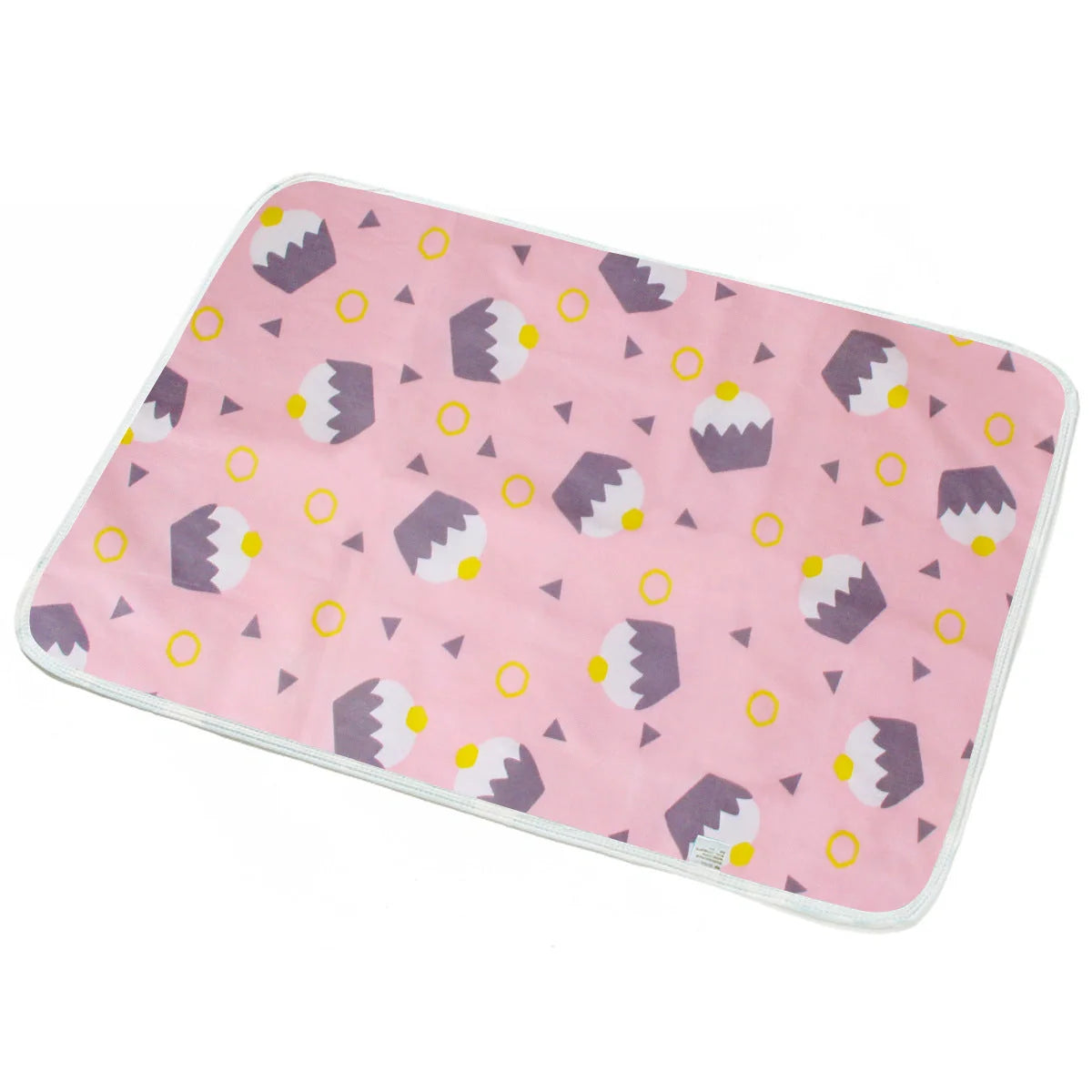 Cotton cartoon waterproof baby changing pad with multiple patterns