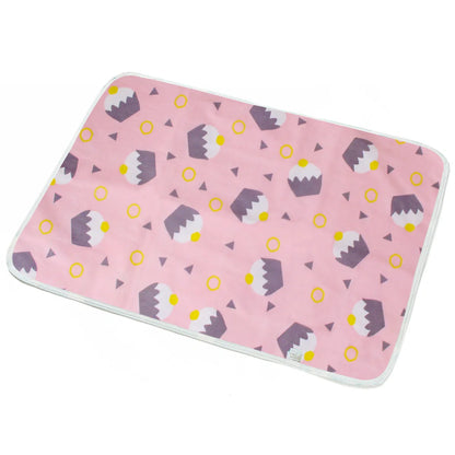 Cotton cartoon waterproof baby changing pad with multiple patterns