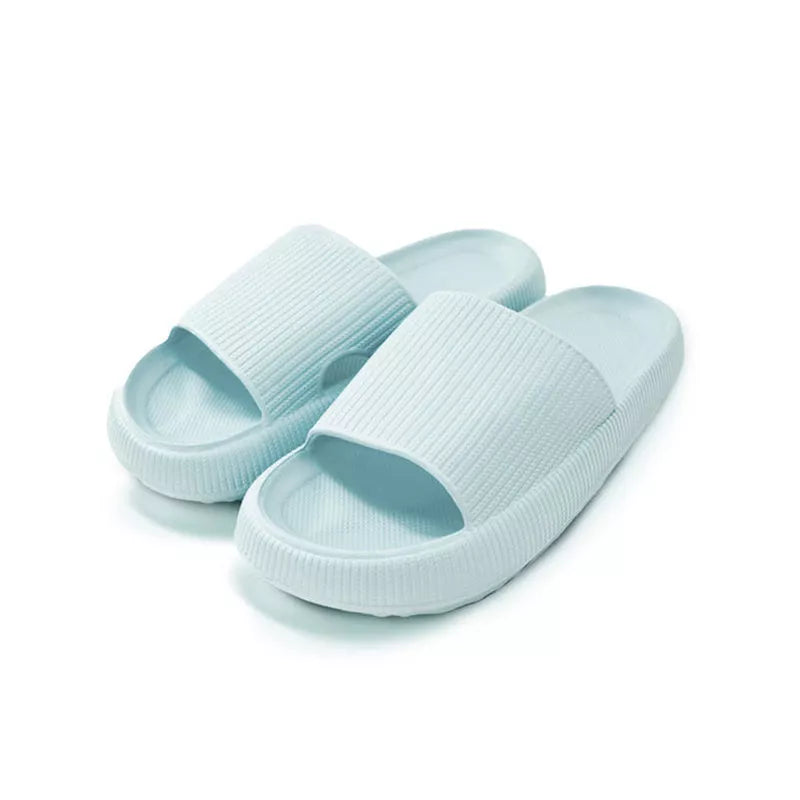 EVA Rubber Foam Soft Bottom Indoor Couple Slippers in various colors