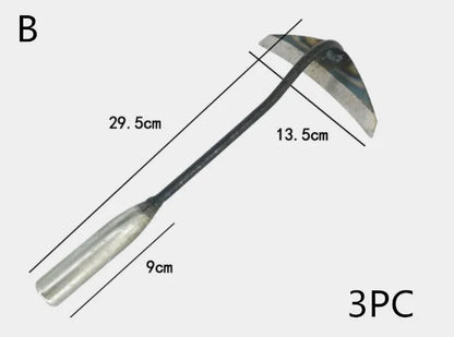 Premium Manganese Steel Garden Hoe - Durable and Versatile Gardening Tool