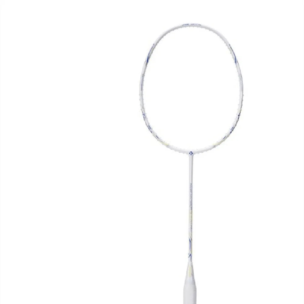 K520pro all carbon fibre badminton racket in black, pink, or white with optional line patterns
