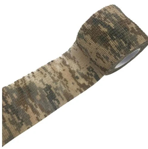 Camouflage Non-woven Elastic Bandage with self-adhesive feature for secure wound coverage