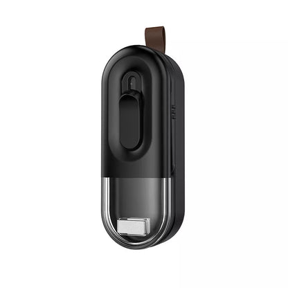 Handheld portable food bag sealer in black, white, and Lake Blue