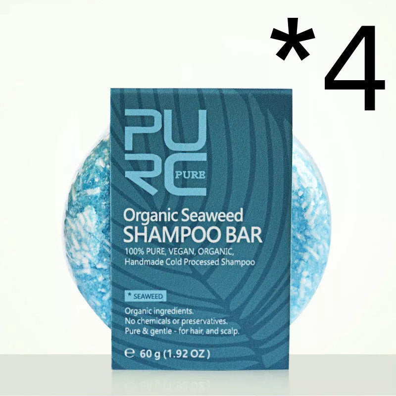 Purc Hand-Extracted Soap bar with natural ingredients for anti-dandruff and oil control