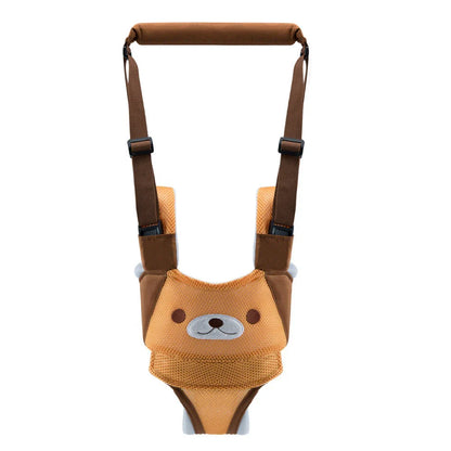 Hands-free baby walking assistant with multiple color options, featuring a comfortable and adjustable design to support your child's first steps.