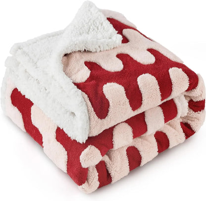 Blue and white patterned waterproof dog blanket on furniture showing cloth texture