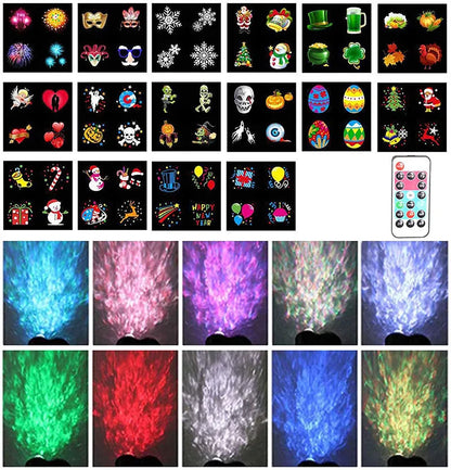 Outdoor waterproof double tube animated watermark light with IP65 rating and soft LED illumination