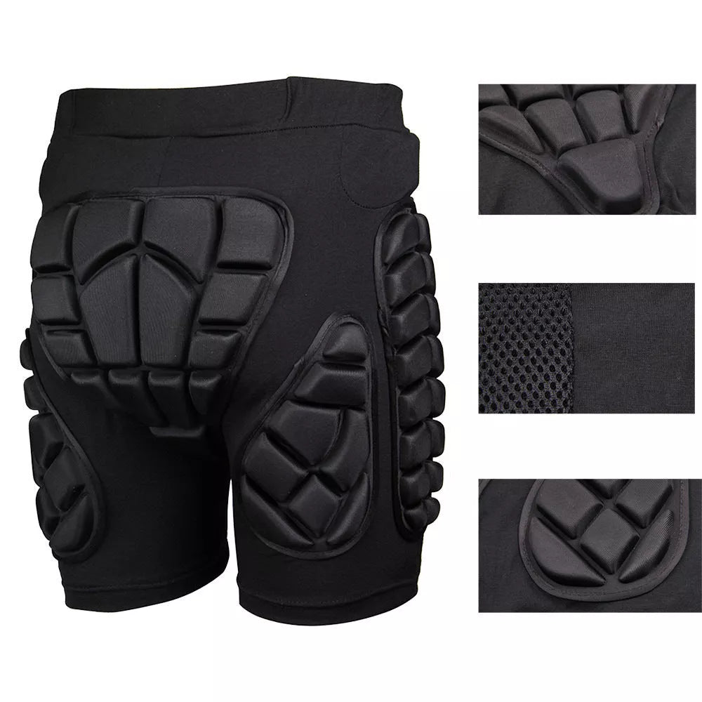 Cycling Hockey Pants with high-quality hot pressing EVA foam for impact resistance